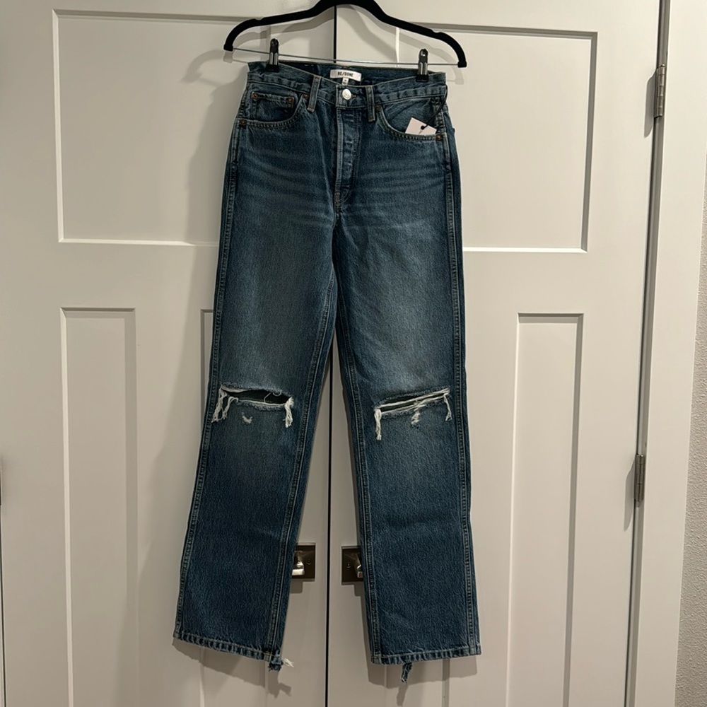 Re/Done Destroyed Mar 90’s High Rise Loose - NWT - Size 26